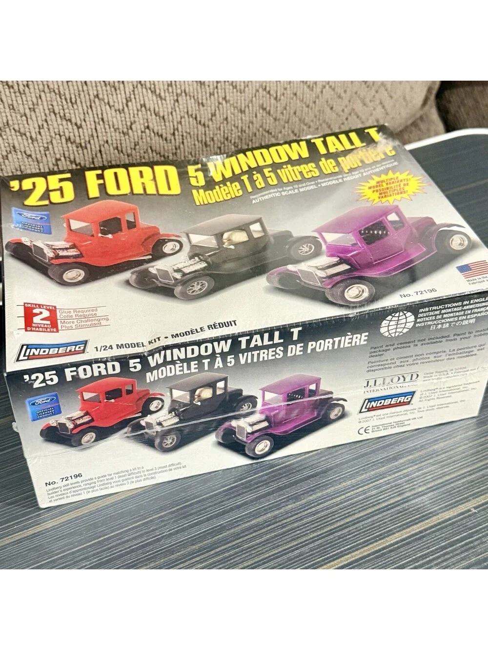Lindberg  '25 Ford 5 Window Tall T Kit # 72196 Sealed 1:24 Dented Box